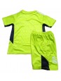 Real Madrid Målvakt Replika Hemmakläder Barn 2023-24 Kortärmad (+ byxor)